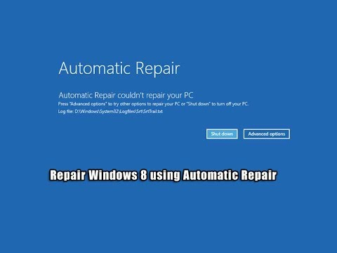Repair Windows 8 using Automatic Repair | 100989