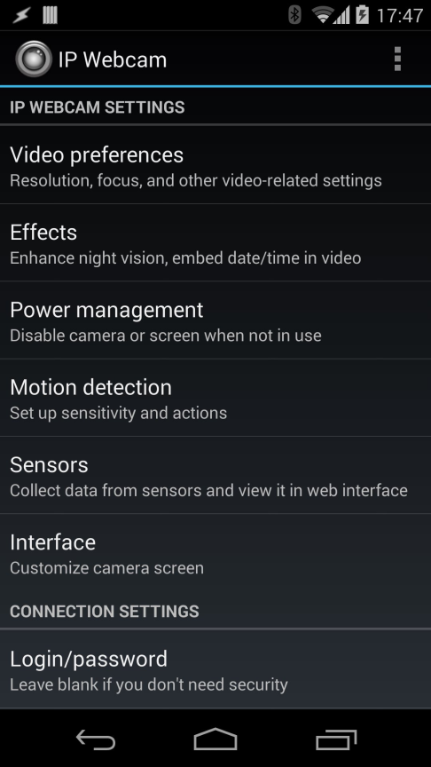 IP Webcam APK for Android Download | 103431