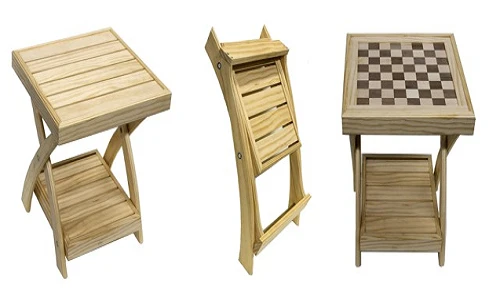 Free Stylish and Functional Folding Side Table Plan | 108136