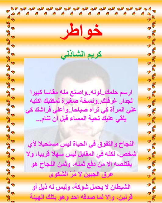 خواطر كريم الشاذلي | كريم الشاذلي | التنمية البشرية وتطوير الذات | 117544