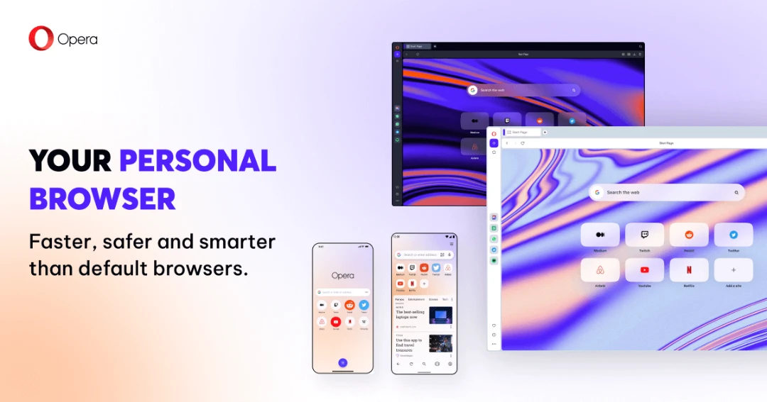 Opera Browser | By Linkaty.us the url shortener service earn money  | 17099