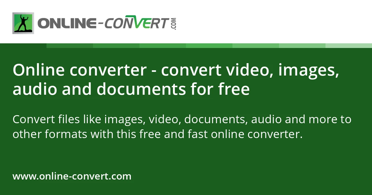 Online converter - convert video, images, audio and documents for free | 224
