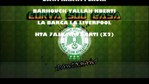DAWI KHAWI--CURVA SUD CASA | 2807