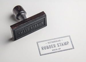 Rubber Stamp PSD MockUp 2 | 29201
