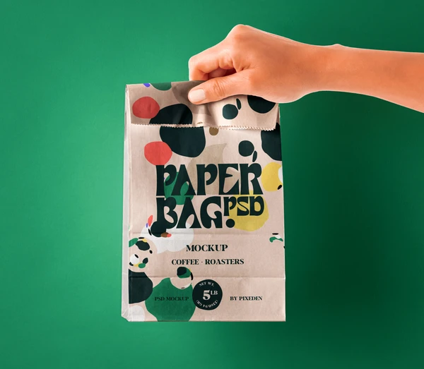 Psd Paper Bag Mock-Up Template Vol2 | Pixeden Club | 29336