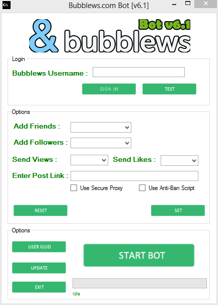 Free Download bubblews bot Auto Like+Follow Bubblews | 30175