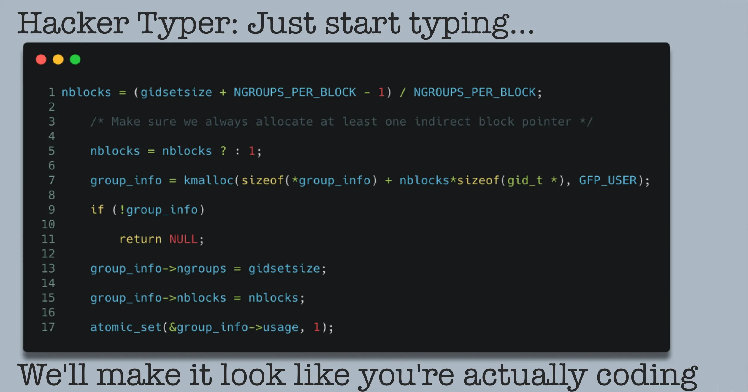 HackerTyper: Use This Site To Prank Your Friends With Your Coding Skills :) | 31689