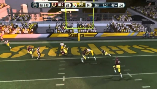 Football-NFL-Madden 15 :: Back And Forth Scoring :: Redskins Vs. Steelers - Online Gameplay XboxOne | 35260