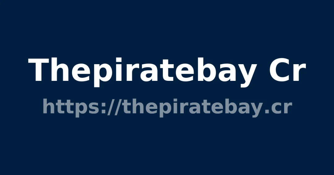 The Pirate Bay - Digital Tools Hub | 41139