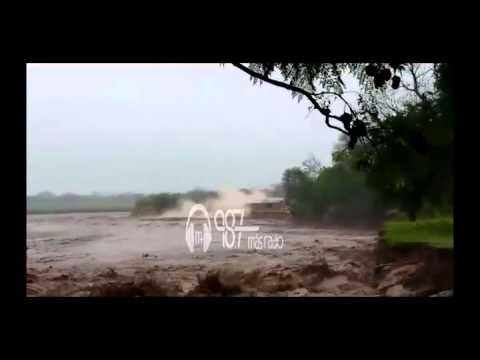 Agua Manza el Río se lleva dos casas | 52574