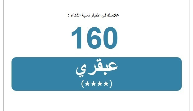 اختبار نسبة الذكاء 2015 | 53229
