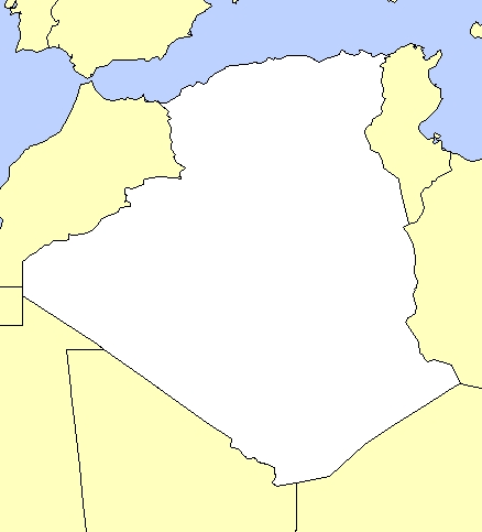 الجزائرخريطة صماء | 59527