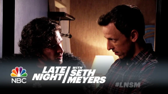 Seth Brings Jon Snow to a Dinner Party - Late Night with Seth Meyers | 59864