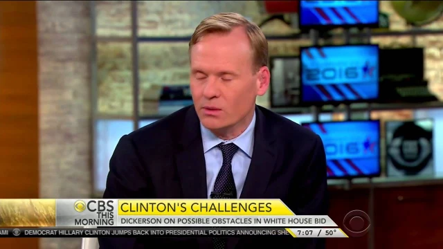 John Dickerson: Hillary Clinton s Problems Include Her Obama Ties and Not Being Humble | 60785