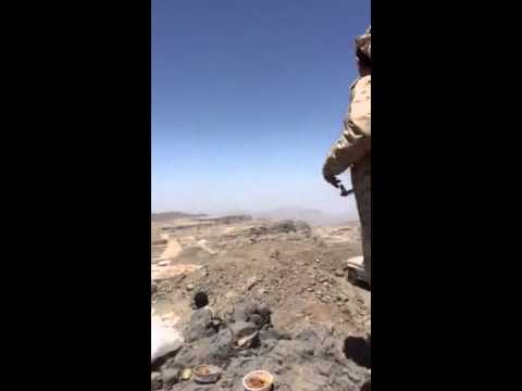 القوات السعودية تدك موقعاً للحوثيين وسط صيحات التكبير | 63433