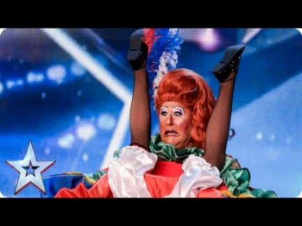 Drag artist Mister Sister thinks she Can Can get four yeses | Britain s Got Talent 2015 | youtube.com | 64280