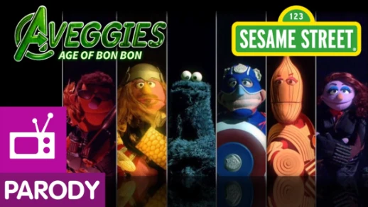 Sesame Street: The Aveggies- Age of Bon Bon (Avengers Parody) | 65169