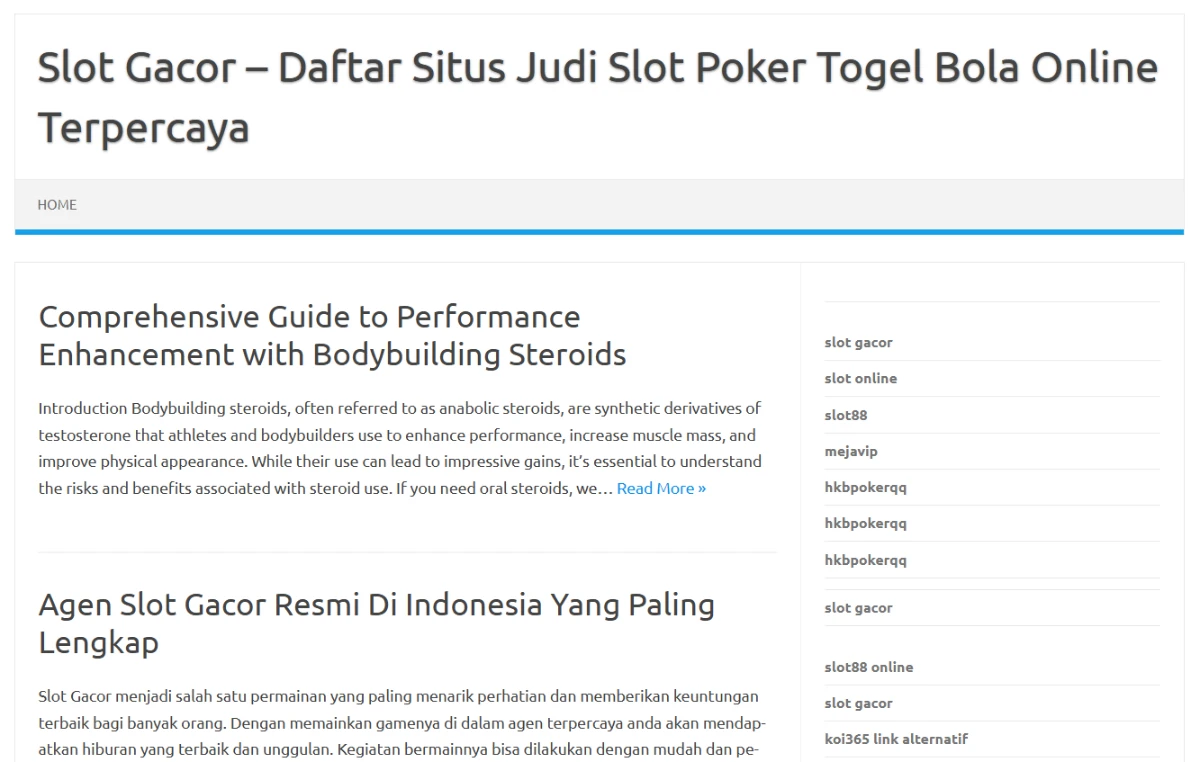 Slot Gacor - Daftar Situs Judi Slot Poker Togel Bola On