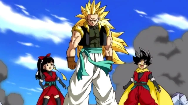 Dragon Ball Heroes - All Super Saiyan 3 Adult Gotenks Buu Saga cutscenes | clips | youtube.com | 76027