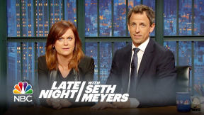 Amy Poehler and Seth Reunite for a New Really!?! - Late Night with Seth Meyers | youtube.com | 80623