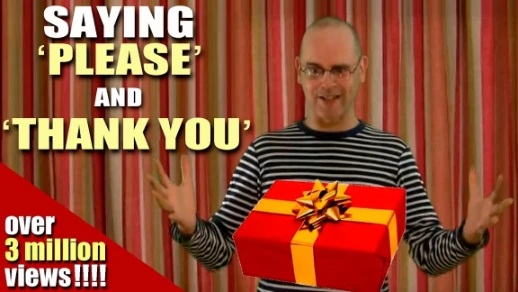 Learning English - How to say PLEASE and THANK YOU in English - Speak English with Duncan | 80730