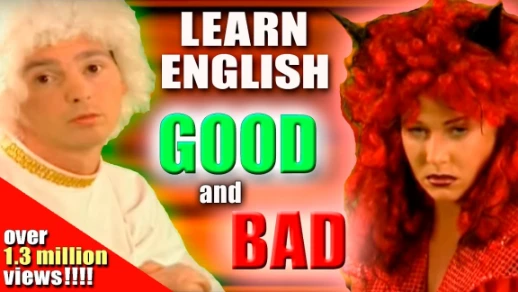 English words for GOOD and BAD. Learning English-Lesson Five (Good/Bad) | youtube.com | 80733