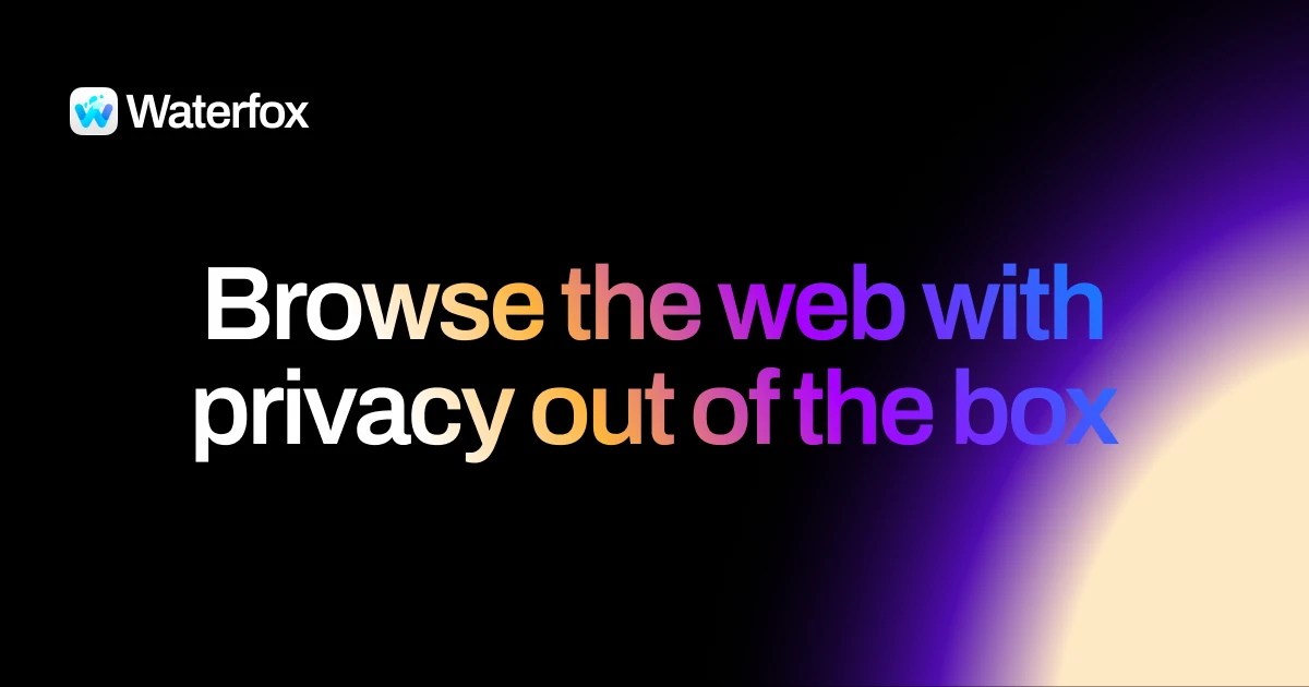 Waterfox - Open source web browser | 84344