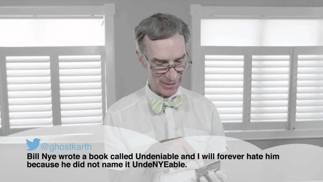 Bill Nye Reading Mean Tweets-- The Bill Nye Film | 86160