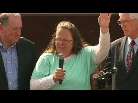Kim Davis reacts to her release | 90327
