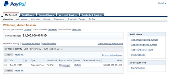 TRICK OWNS THE PAYPAL ACCOUNT BY MILLIONS OF DOLLARS BY DECEIVING YOUR FRIENDS | 90819