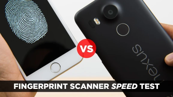 Nexus 5X vs iPhone 6s - Fingerprint Scanner Speed Test | 91780