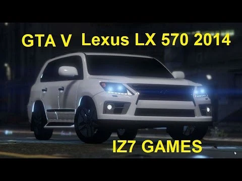 قراند 5 مونتاج لجيب 2014 Lexus LX 570 مع شيلة راكب لي جديد في موديله | 92826