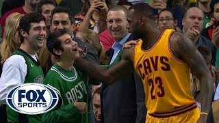 lebron James surprises Special Olympian in Boston | Cavs at Celtics 15 DEC 2015 | 93511