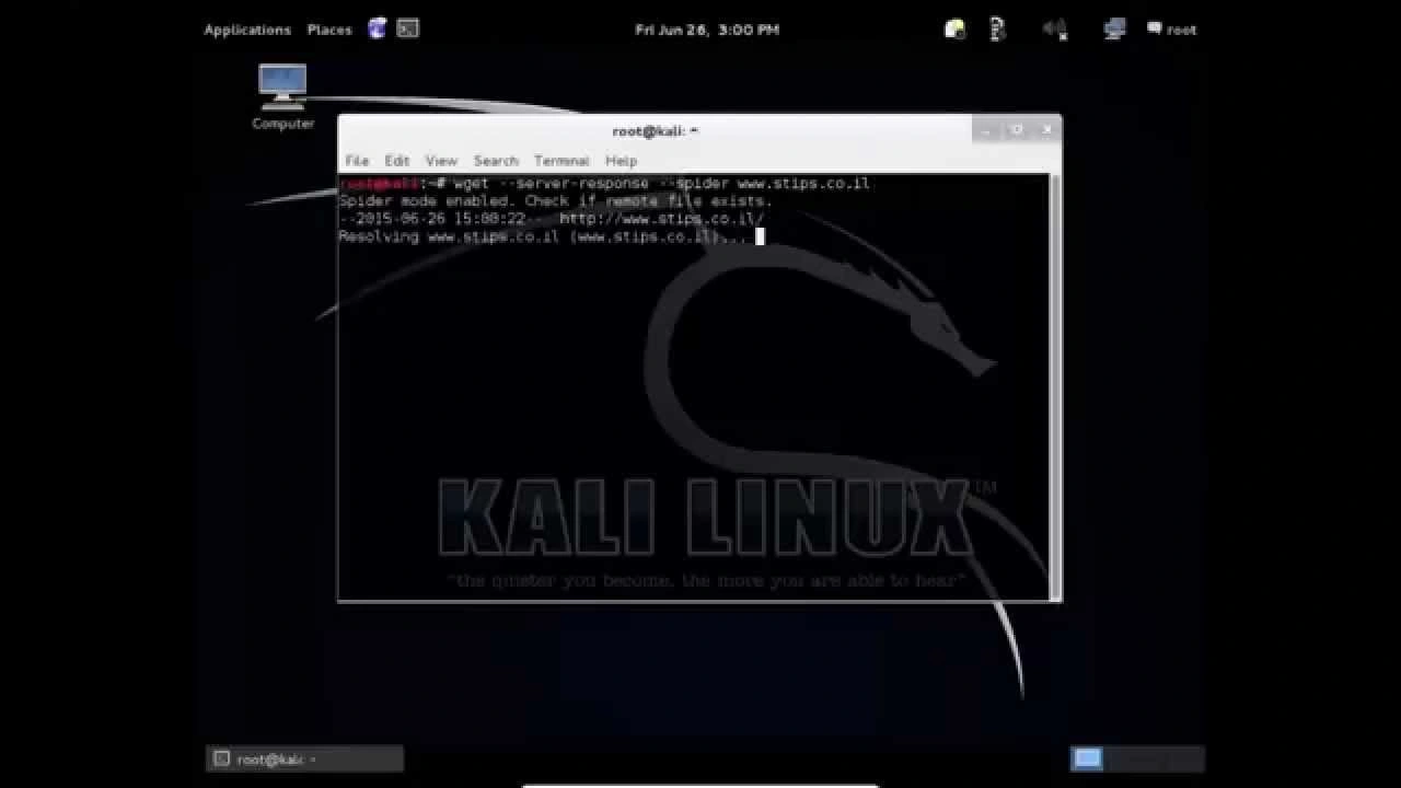 how to know server operating system../ kali linux معرفة نظام تشغيل المواقع والسيرفرات | youtube.com | 96009
