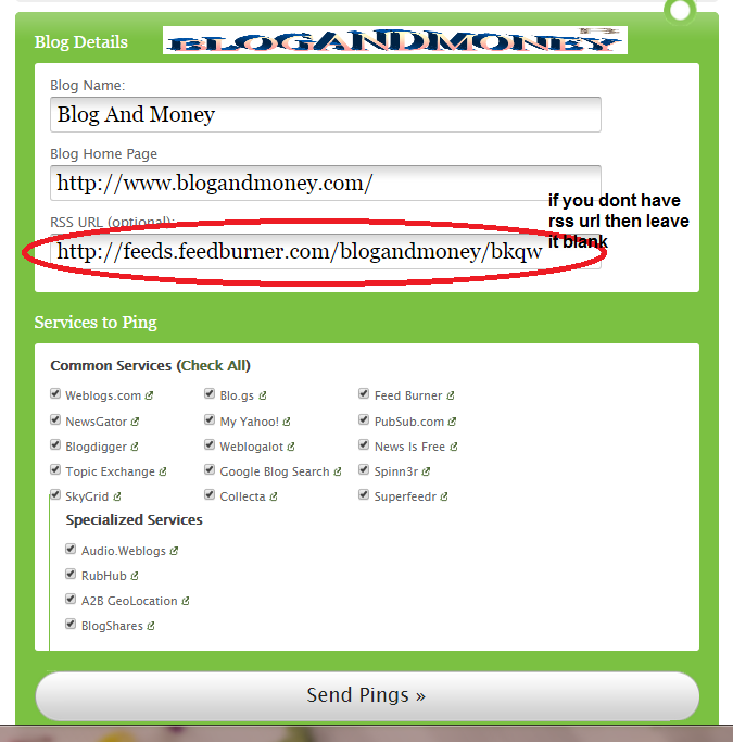موقع عمل البينج والارشفة للفيديوهات pingomatic.com | 96936