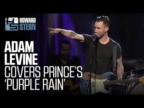 Adam Levine Performs Purple Rain at the Howard Stern Bi