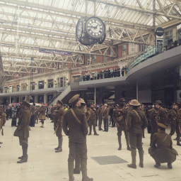 London Waterloo station this morning | 98752