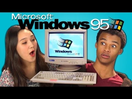TEENS REACT TO WINDOWS 95 | 99174