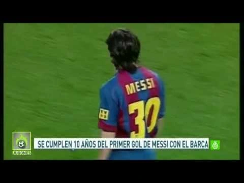 10 years after the first goal with the club LEO MESSI | 99203