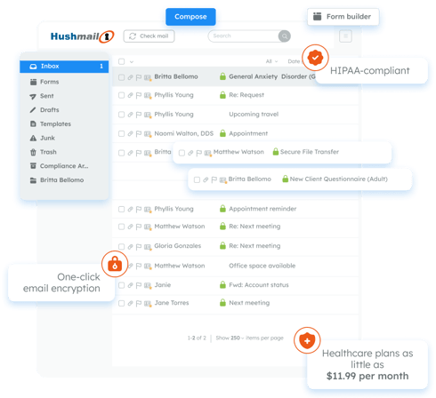 Hushmail: Encrypted Email and E-Signable Forms | 99252