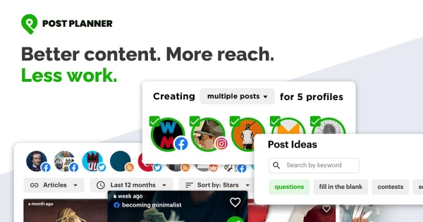 Post Planner: Social Media Scheduler built for Engagement | 99731